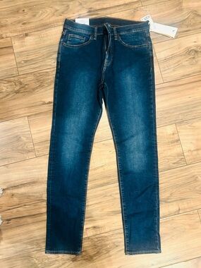 H&M Men's Skinny Jeans in Deep Indigo Blue